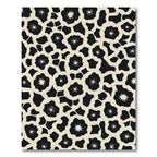 Black Cream Floral Connection Rug