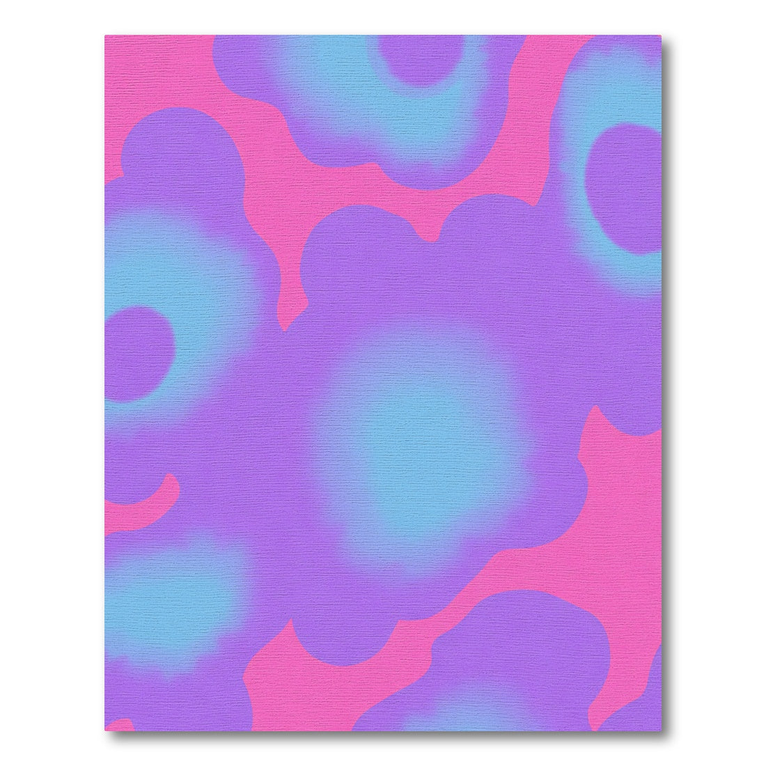 Abstract Swirls Pink Blue Purple Rug