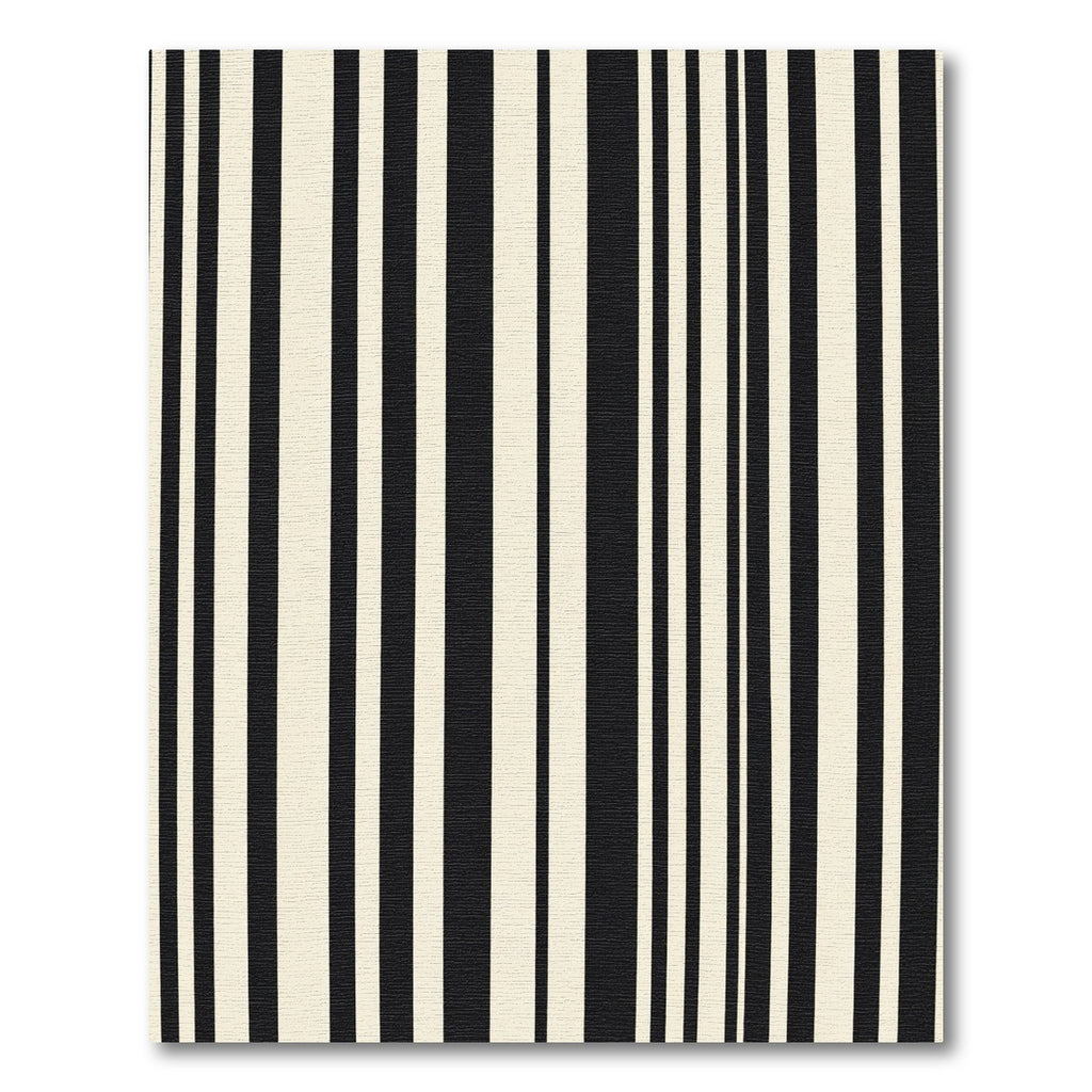 Monochrome Vertical Stripe Composition Rug