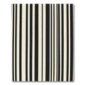 Monochrome Vertical Stripe Composition Rug