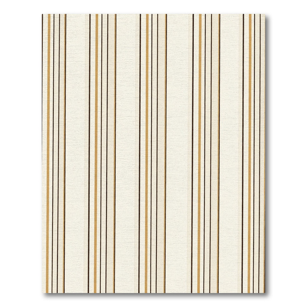Natural Cream Vertical Stripe Rug