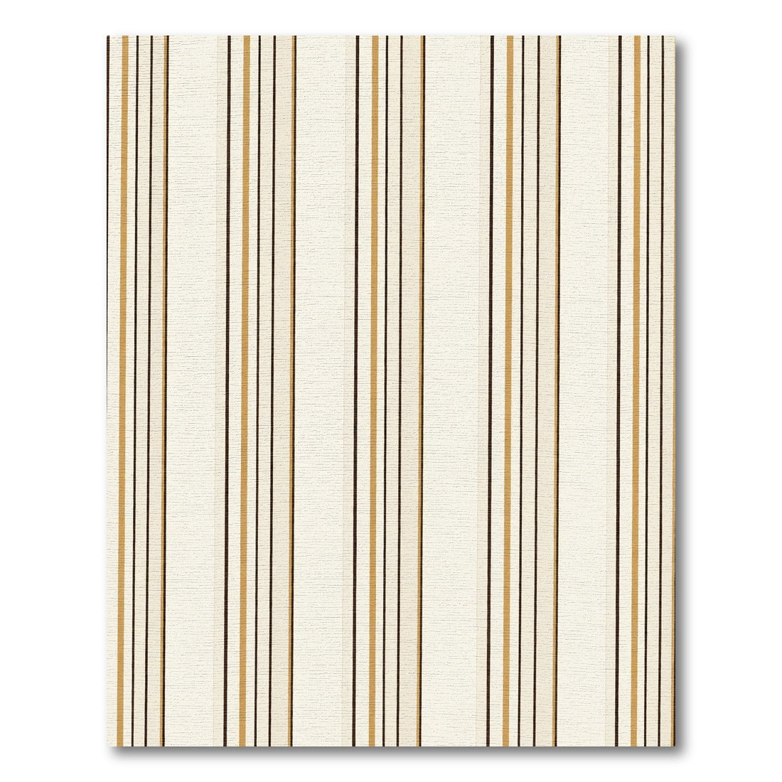 Natural Cream Vertical Stripe Rug