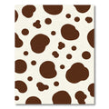 Brown Spotted Cream Blob Rug
