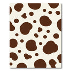 Brown Spotted Cream Blob Rug