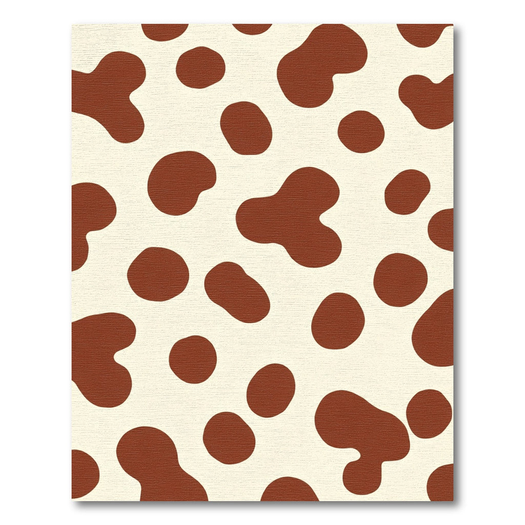 Brown Cream Spotty Organic Rug