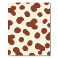 Brown Cream Spotty Organic Rug
