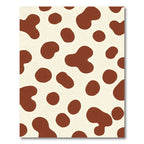Brown Cream Spotty Organic Rug