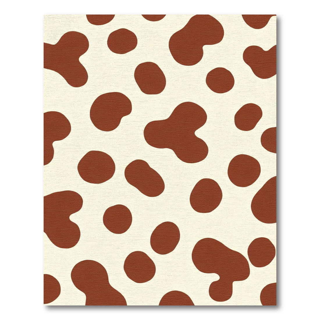 Brown Cream Spotty Organic Rug