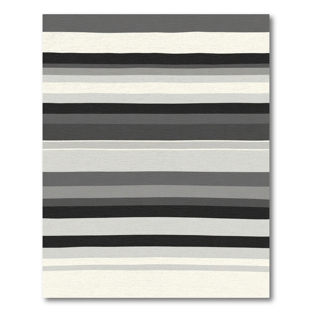 Monochromatic Tonal Horizontal Stripe Rug
