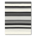 Monochromatic Tonal Horizontal Stripe Rug
