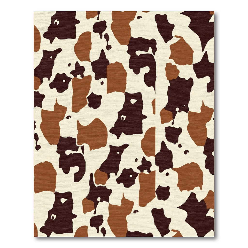 Earth Tones Abstract Irregular Spots Rug