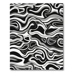 Monochromatic Swirl Fluid Motion Rug