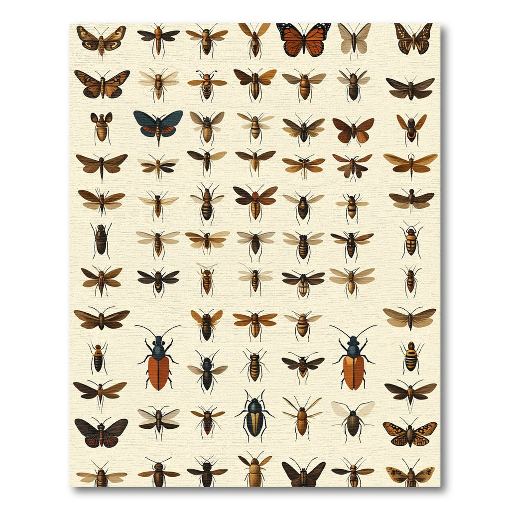 Collection Of Insect Illustrations Rug