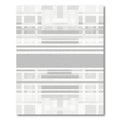 Modern Geometric Gray Abstract Lines Rug
