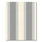Soft Gray Cream Vertical Stripe Rug