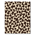 Brown Beige Organic Amorphous Flow Rug