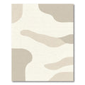 Neutral Abstract Organic Shapes Rug