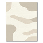 Neutral Abstract Organic Shapes Rug