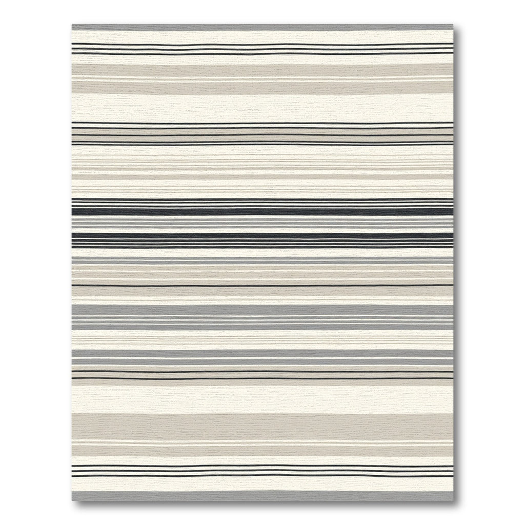 Neutral Beige Gray Striped Harmony Rug