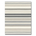 Neutral Beige Gray Striped Harmony Rug