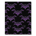 Amethyst Floral Symmetry Pattern Rug
