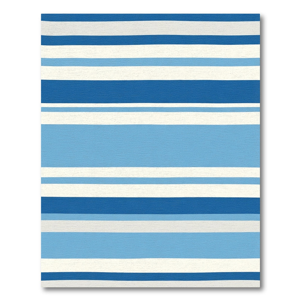 Coastal Blue Stripe Horizon Rug