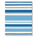 Coastal Blue Stripe Horizon Rug
