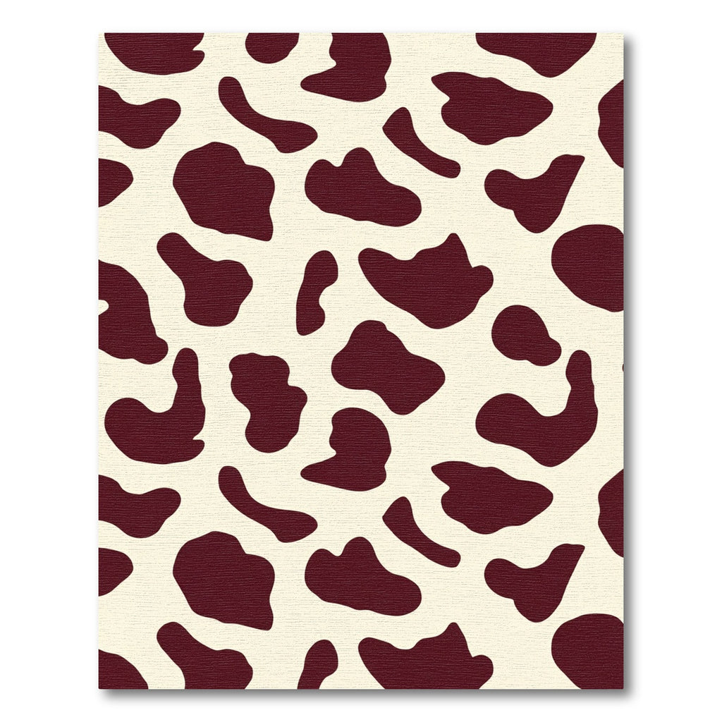 Crimson Spots on Cream Terrain Rug