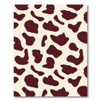 Crimson Spots on Cream Terrain Rug