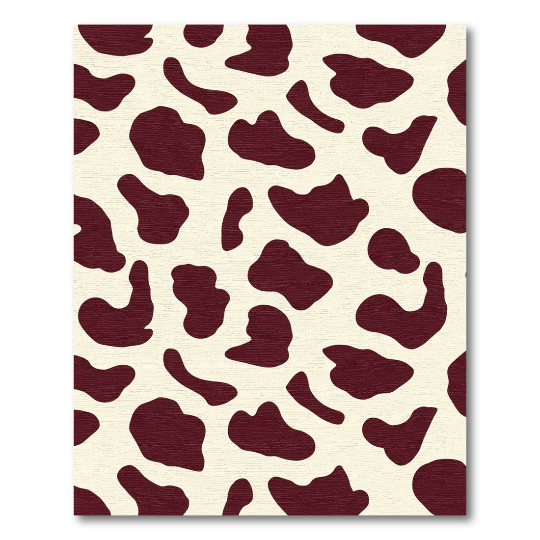Crimson Spots on Cream Terrain Rug