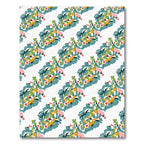 Colorful Abstract Floral Branch Arrangement Rug