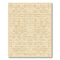 Sandy Beige Geometric Lattice Rug