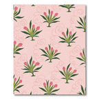 Pink Bouquet Swirl Floral Rug