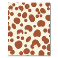Brown Spots In Cream Background Rug