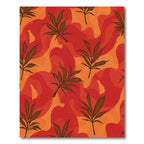 Warm Autumn Foliage Organic Waves Rug