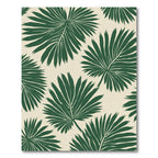 Emerald Fern Frond Arrangement Rug