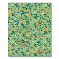 Verdant Orange Floral Vine Rug