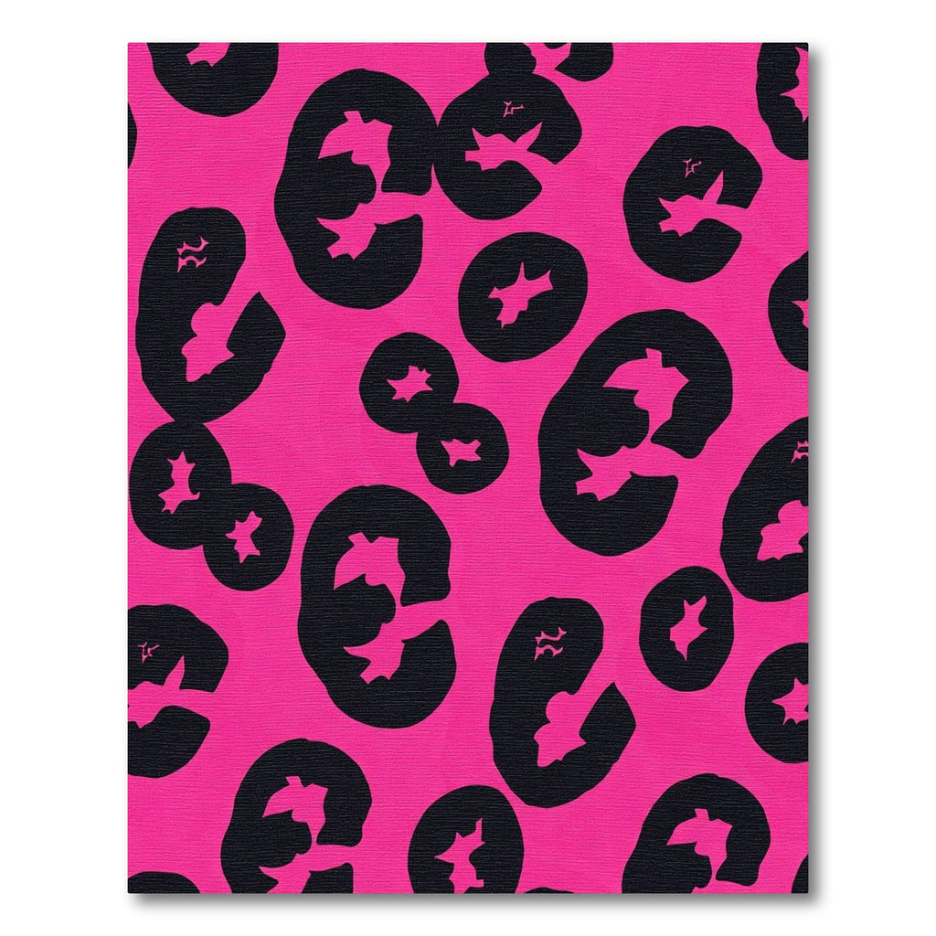 Hot Pink Leopard Spots Rug