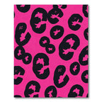 Hot Pink Leopard Spots Rug