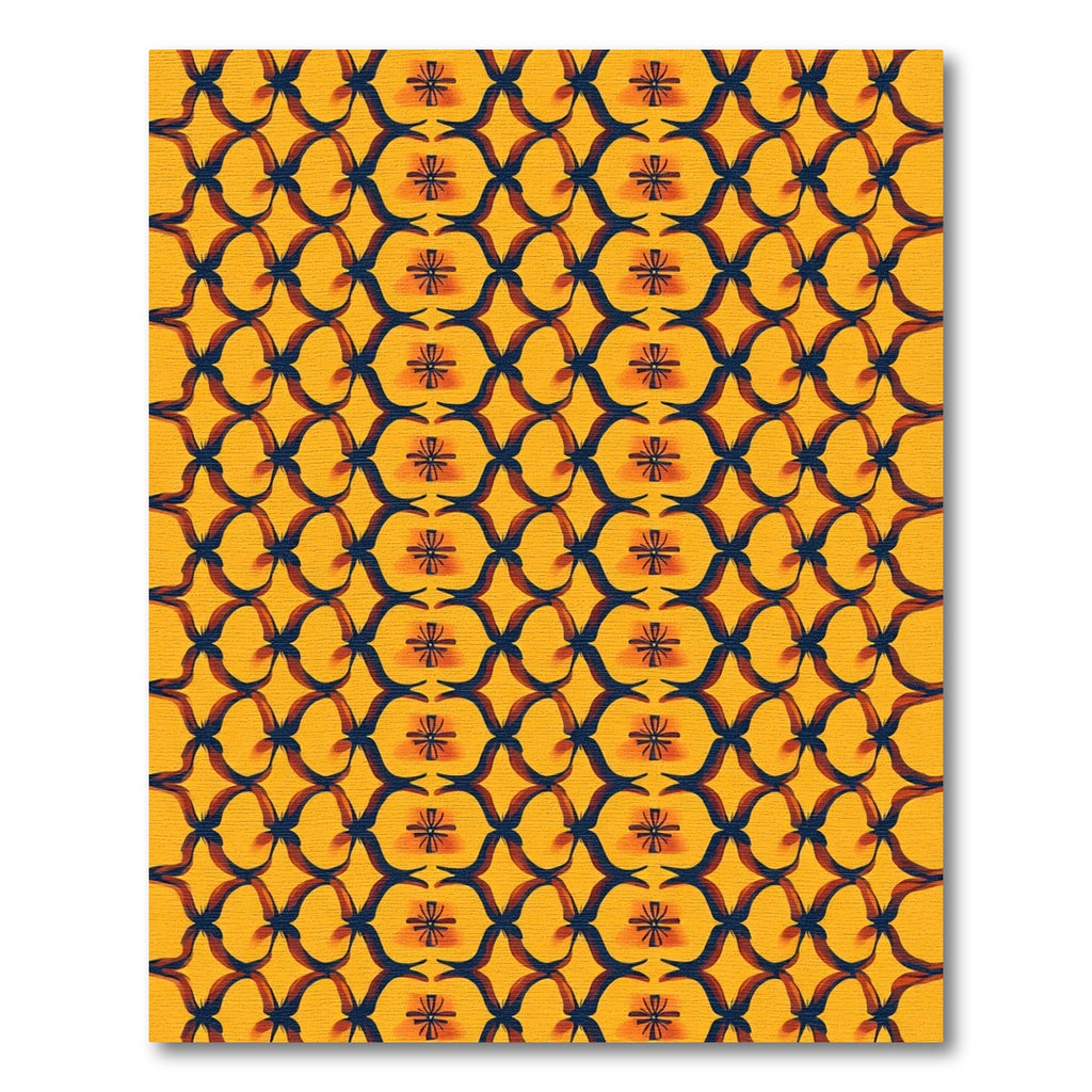 Orchid Ochre Interlocking Oval Rug
