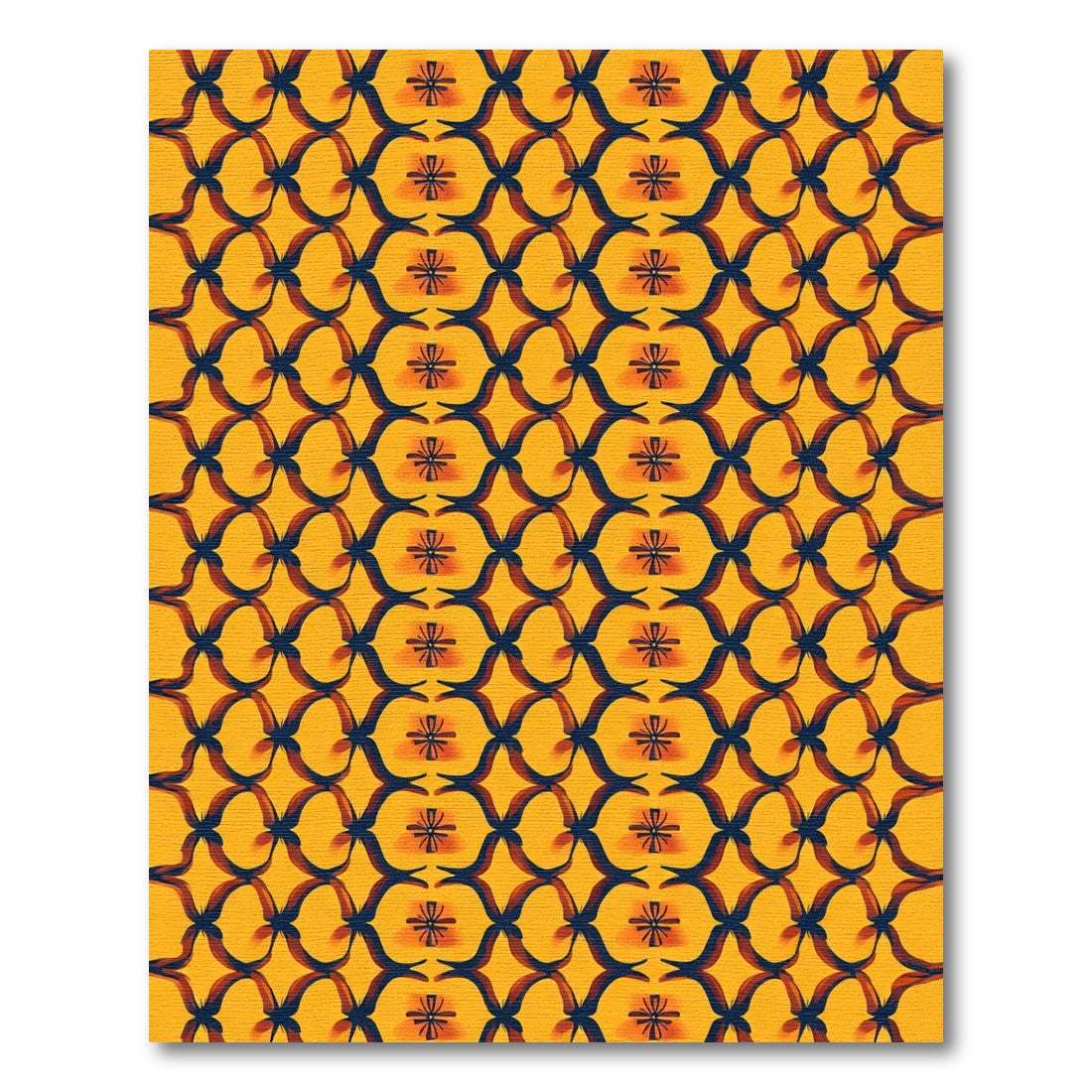 Orchid Ochre Interlocking Oval Rug