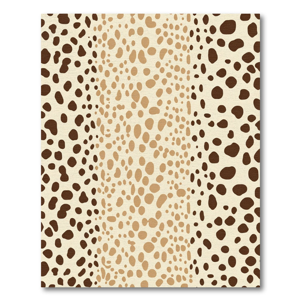 Brown Tan Spotted Gradient Rug