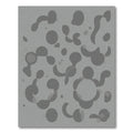 Gray Organic Curvaceous Globules Rug