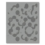 Gray Organic Curvaceous Globules Rug