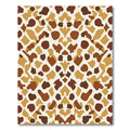 Camel and Chestnut Irregular Spots Rug