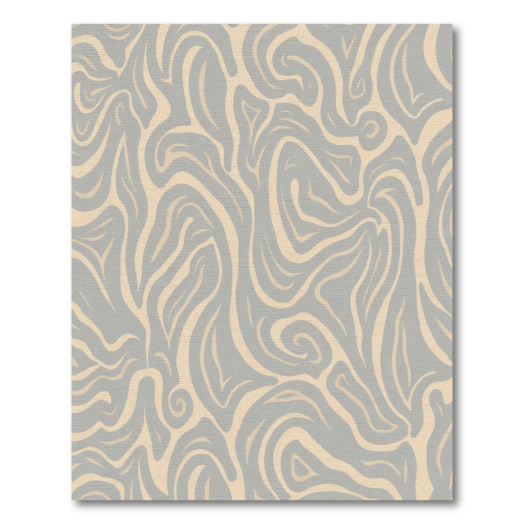 Neutral Swirl Abstract Line Rug