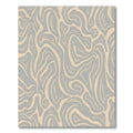 Neutral Swirl Abstract Line Rug