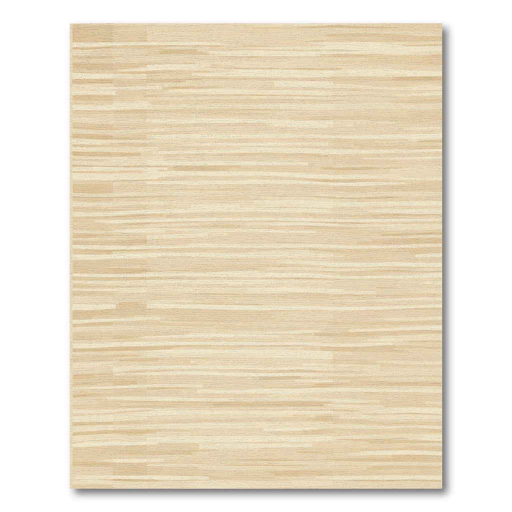Light Beige Horizontal Stripe Textured Rug
