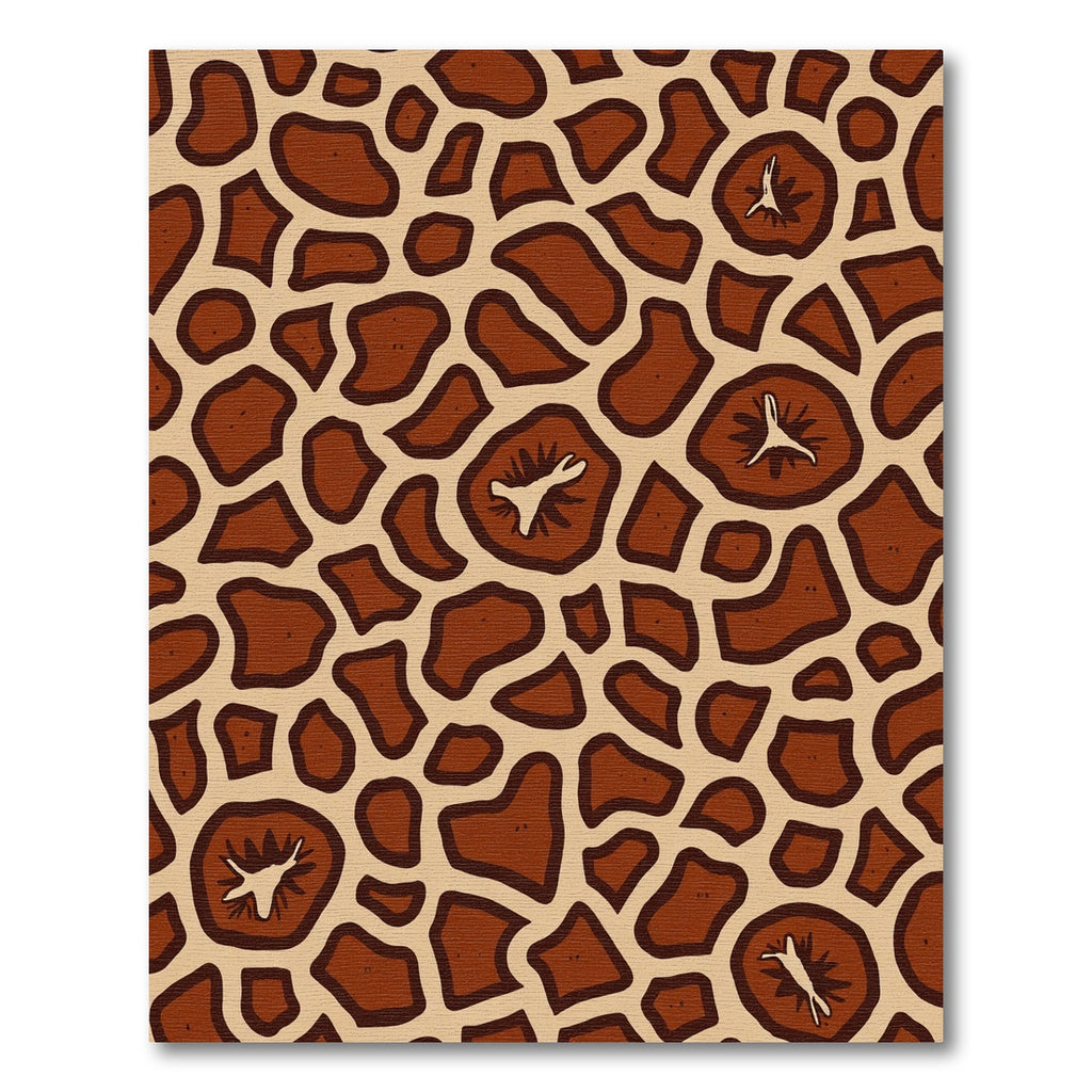 Brown Animal Spot Irregular Shapes Rug