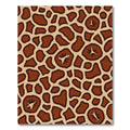 Brown Animal Spot Irregular Shapes Rug